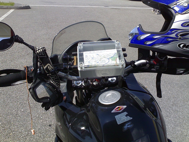 porta road book e trip master per moto